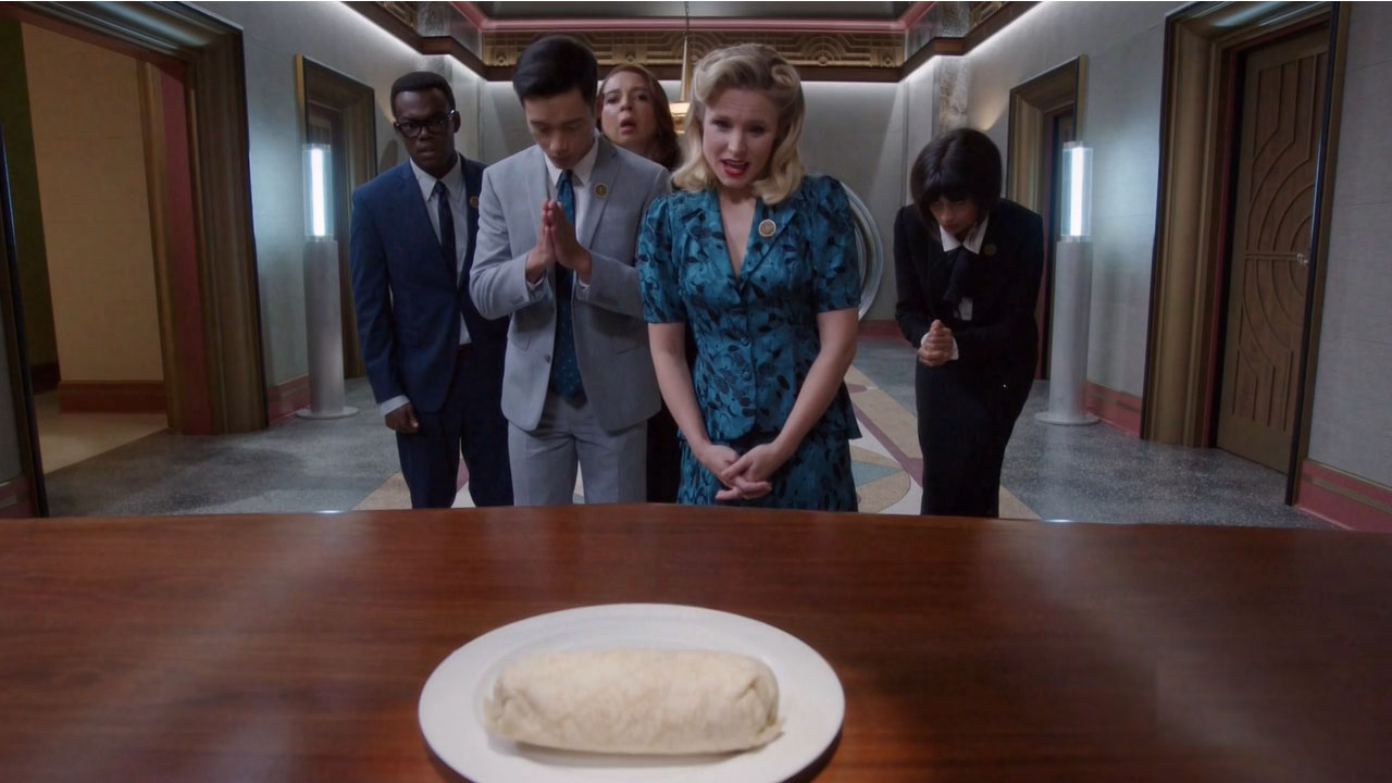 The Good Place: The Burrito | Season 2 | Episode 11