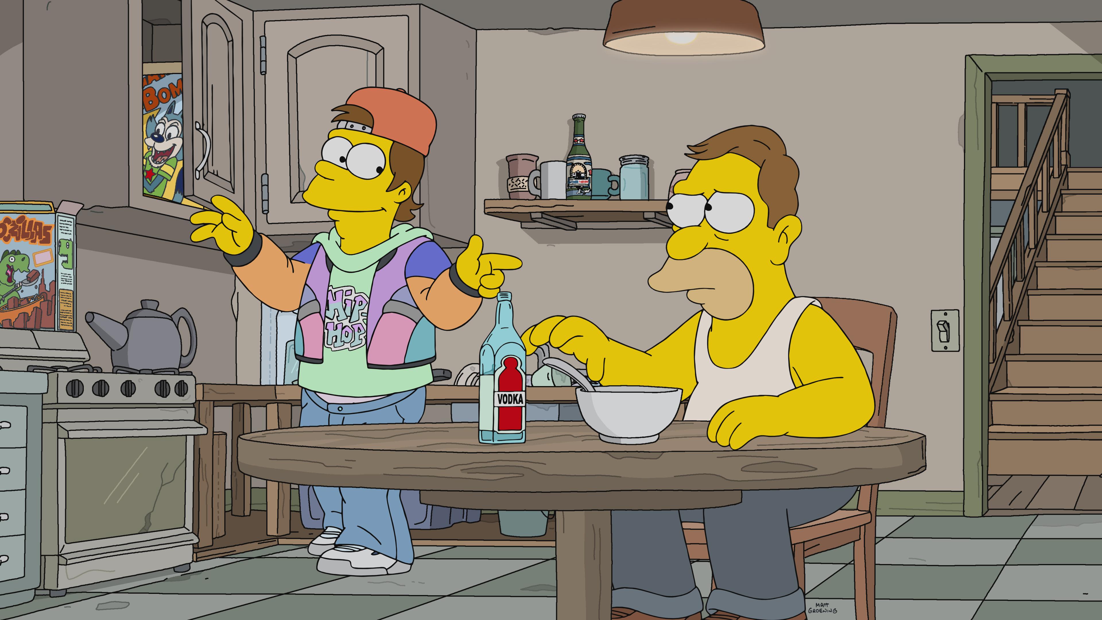 Die Simpsons: Do Pizza Bots Dream of Electric Guitars | Season 32 | Episode 15
