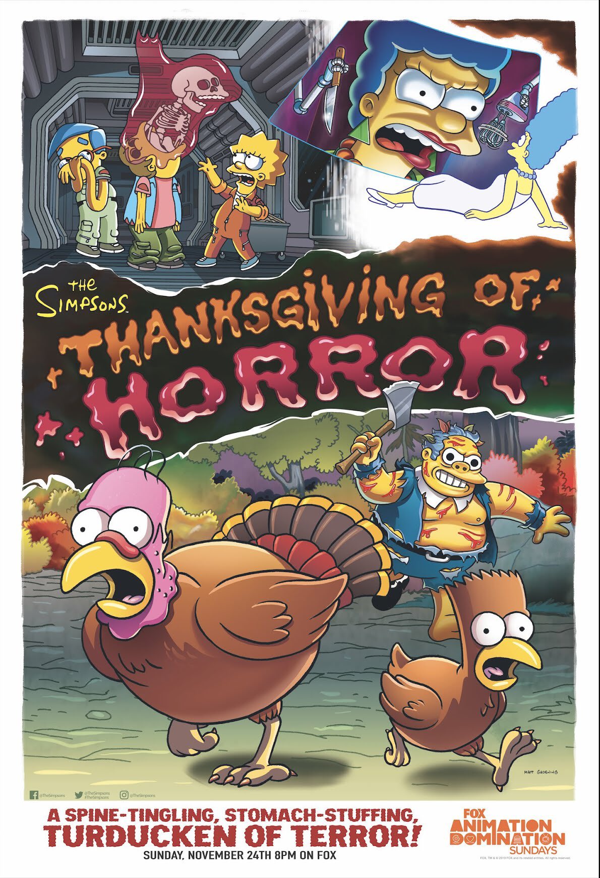 Die Simpsons: Thanksgiving of Horror | Season 31 | Episode 8