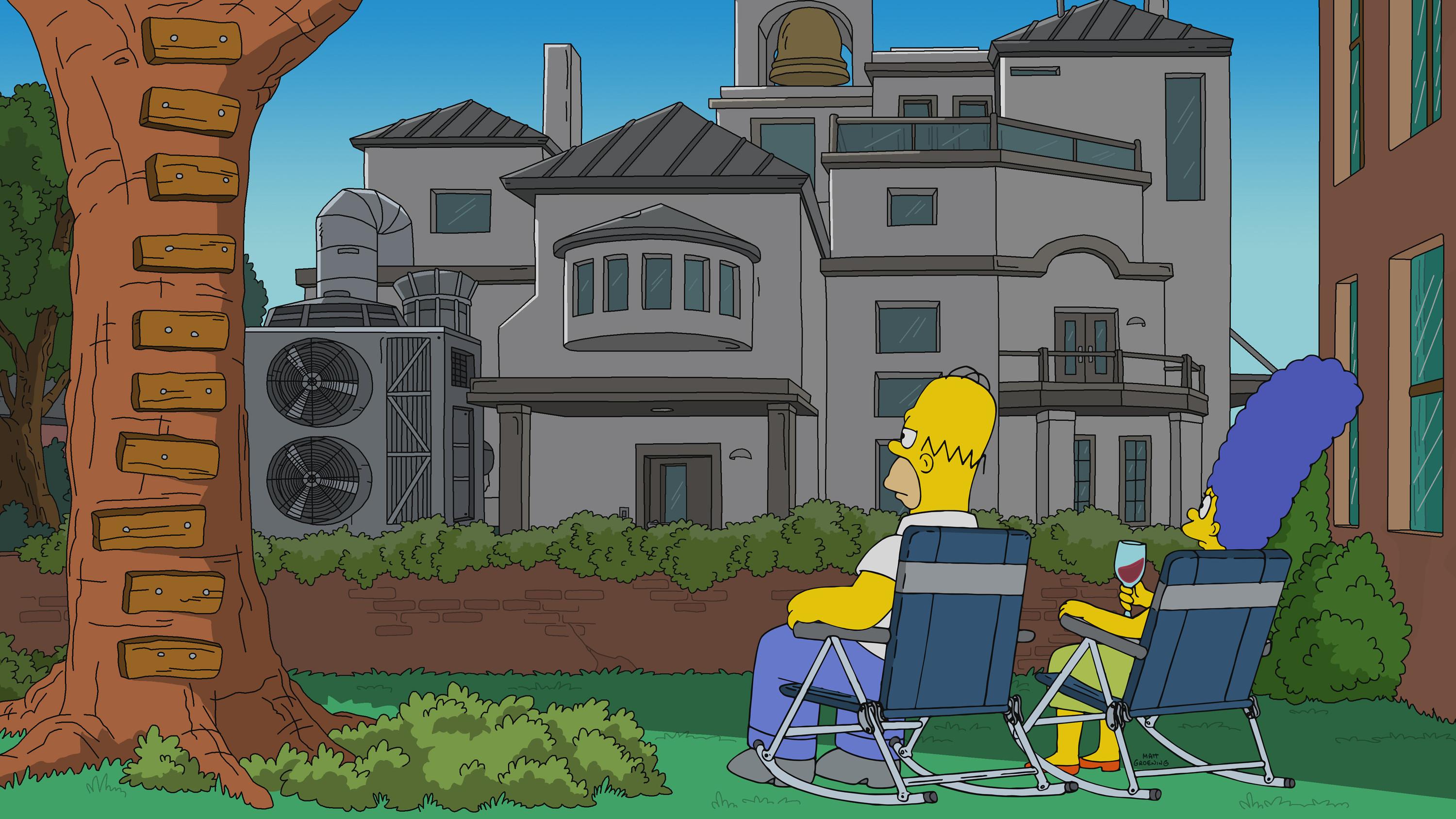 Die Simpsons: McMansion & Wife | Season 35 | Episode 3